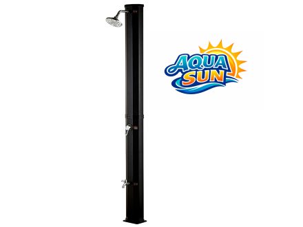 Foto - Solárna sprcha AquaSun záhradná 40 L - čierna